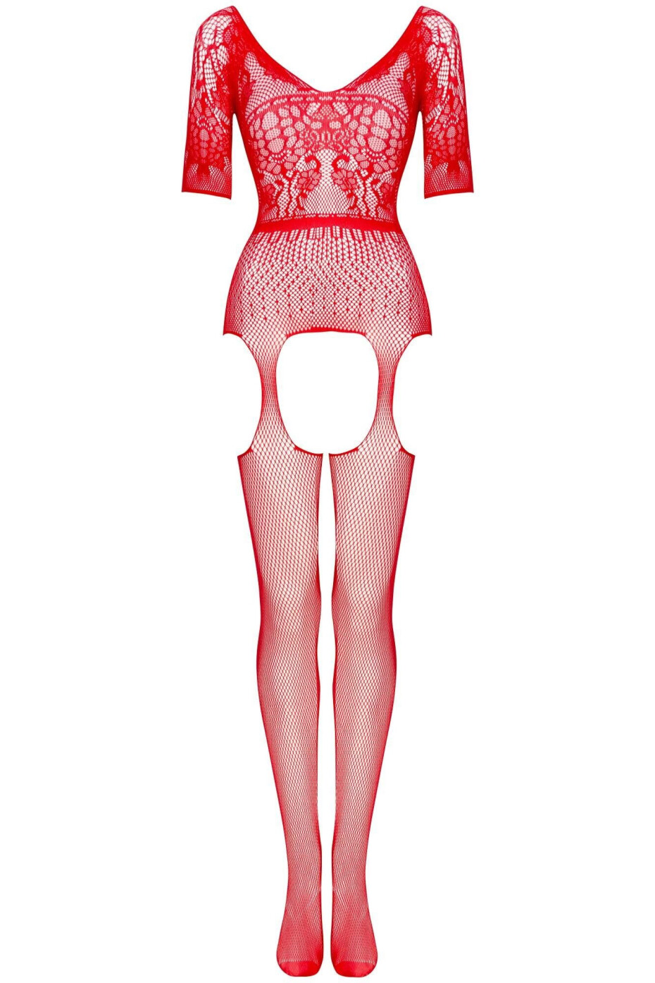 Bodystocking Courtney red - BEAUTY NIGHT FASHION Červená S/L - main (4)