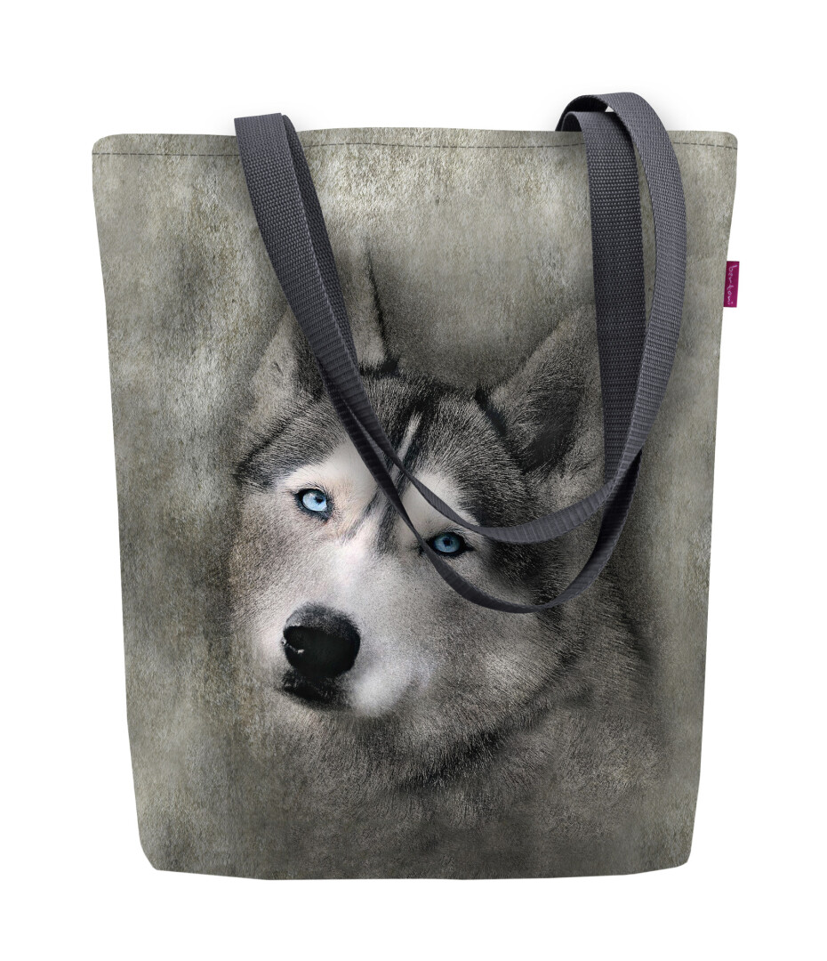 Bertoni Plátěná taška Sunny Husky Grey 29 cm x 40 cm x 36 cm x 8 cm - main (2)