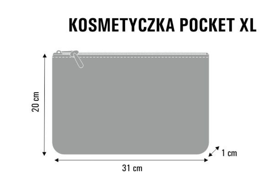 Bertoni Velká kapesní kosmetická taška Valencia Multicolour 31 cm x 20 cm x 1 cm - main (3)