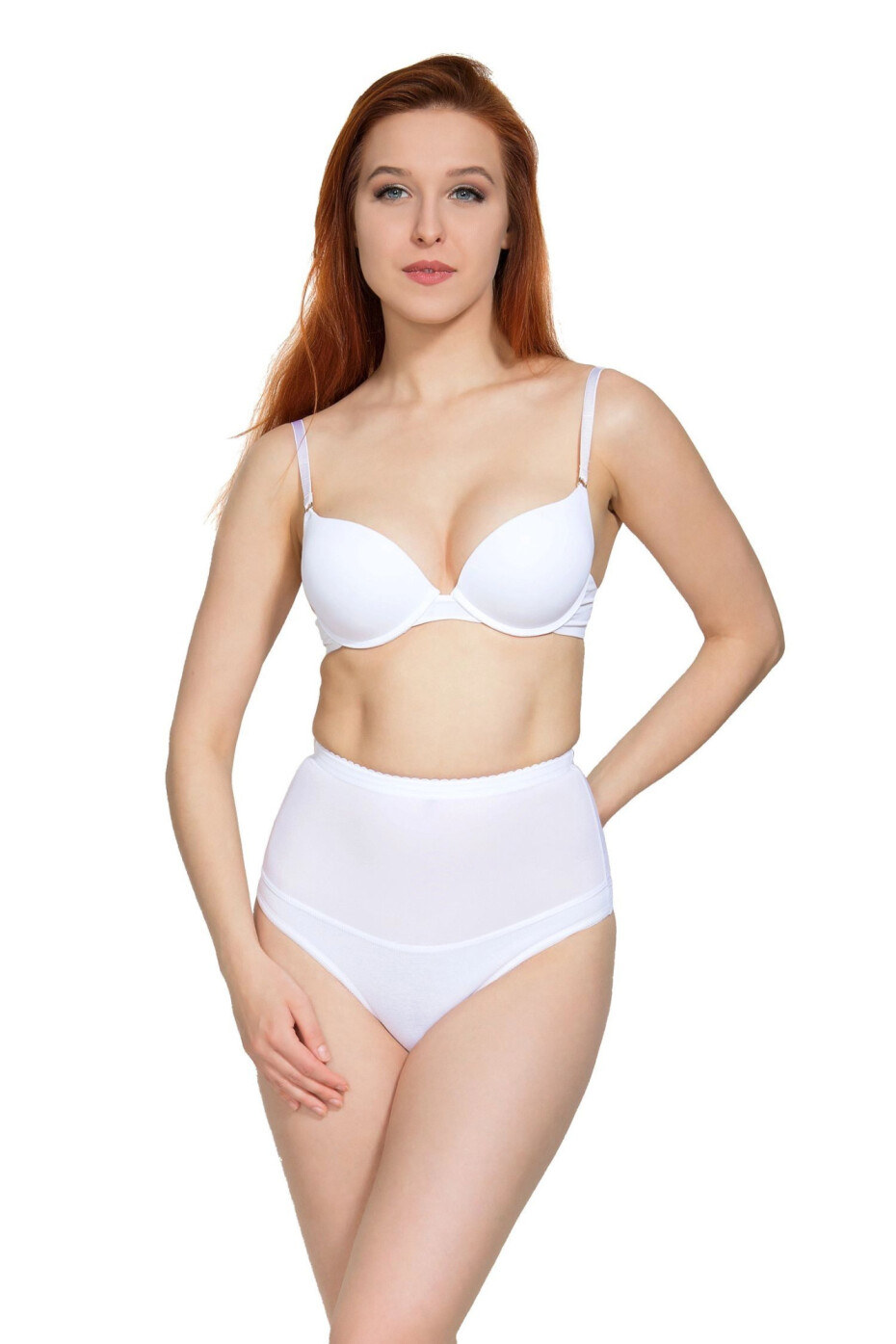Dámská stahovací tanga Iga white - MITEX bílá XXL - main (1)