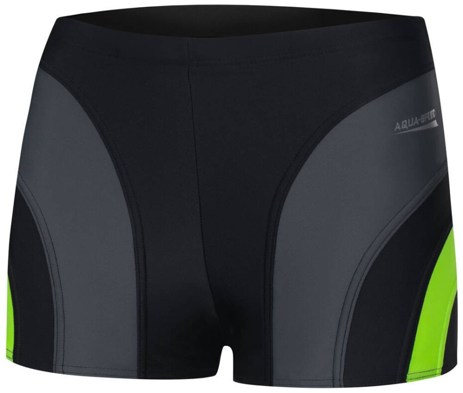 AQUA SPEED Plavecké šortky Sasha Black/Grey/Green Pattern 138 XXL - main (0)