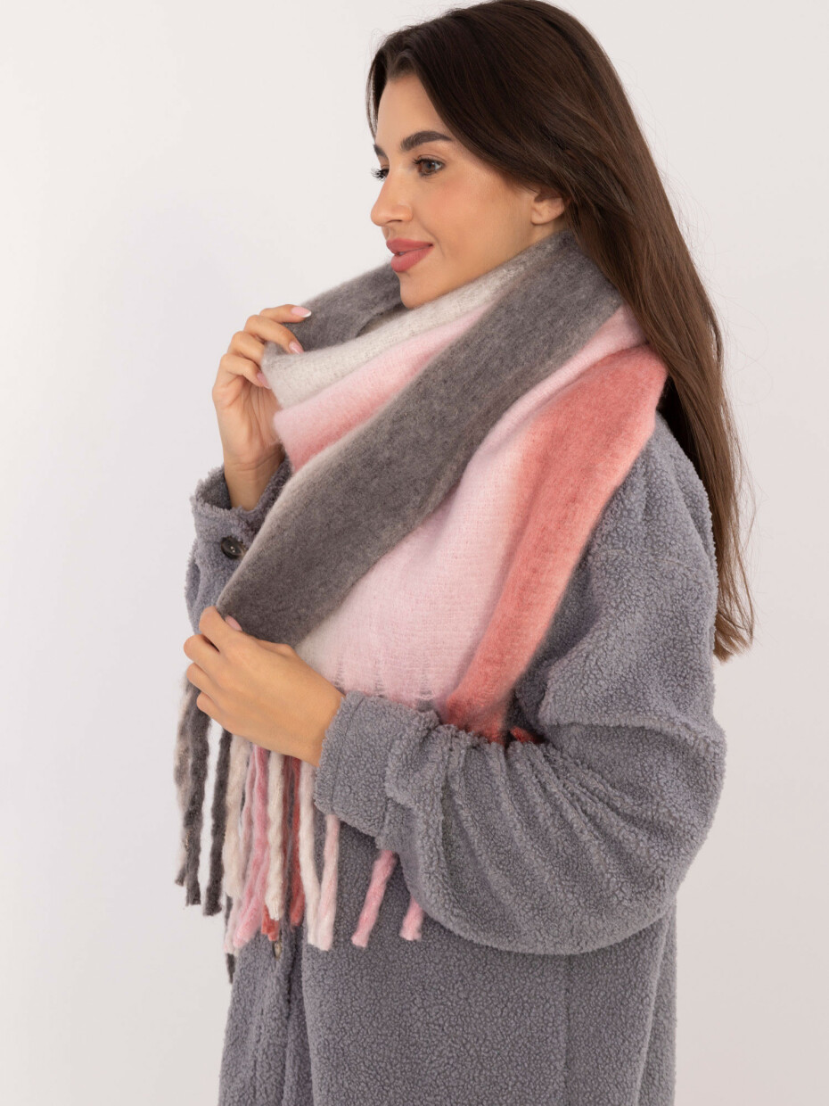 Šála AT SZ 2320.50 šedorůžová jedna velikost - main (7)