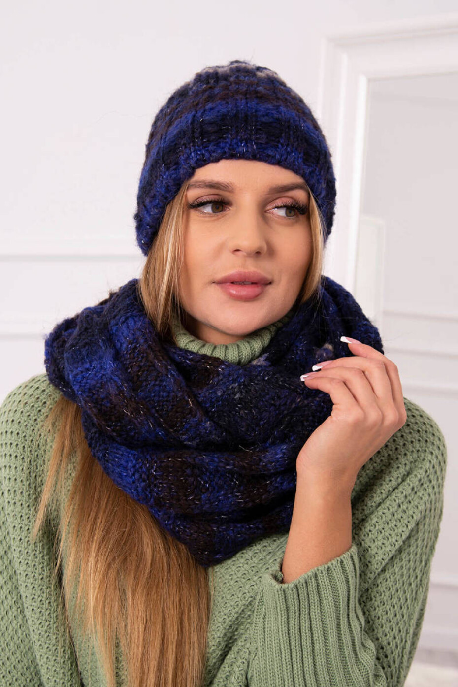 Dámská souprava Zuzanna K257 cornflower+black UNI - main (4)