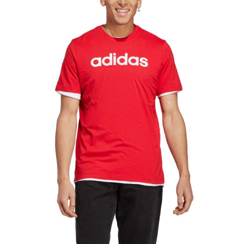 Tričko adidas Essentials Single Jersey Linear Embroidered Logo M IC9278 pánské XL - main (2)