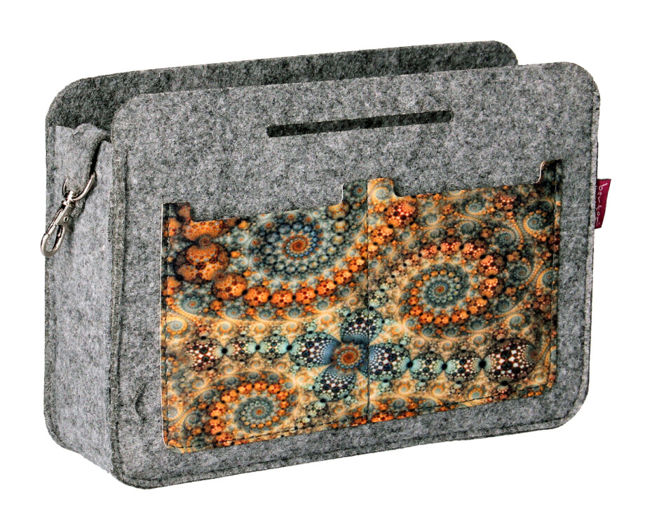 Bertoni Organizér do plstěné tašky Hypnotic Multicolour 26 cm x 18 cm x 8 cm - main (2)