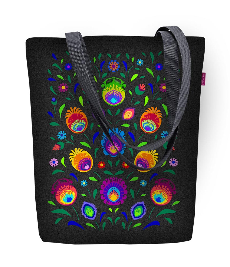 Bertoni Plátěná taška Sunny Oberek Black/Multicolour 29 cm x 40 cm x 36 cm x 8 cm - main (6)