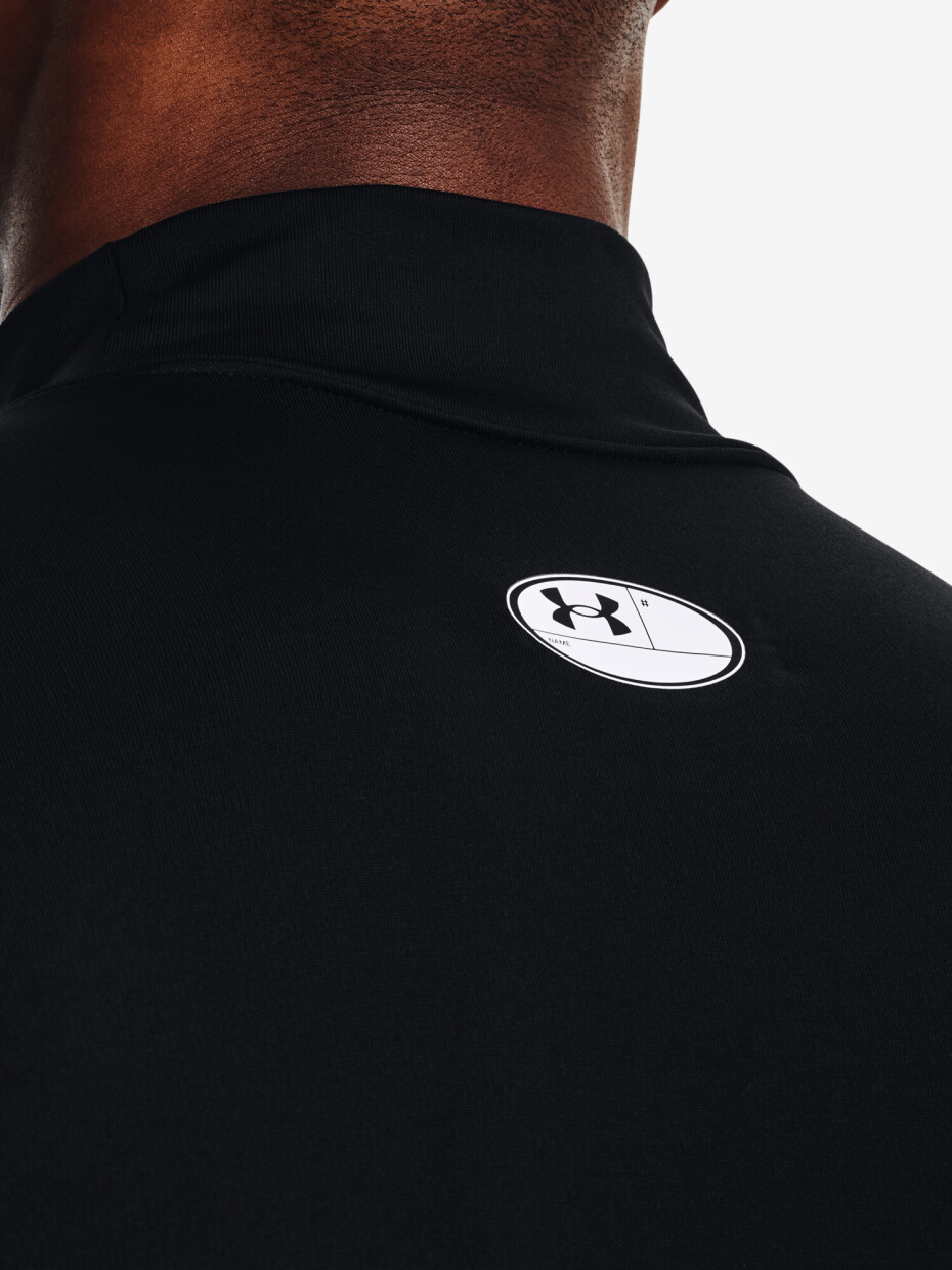 Pánské tričko Under Armour  Comp Mock-BLK XXL - main (2)