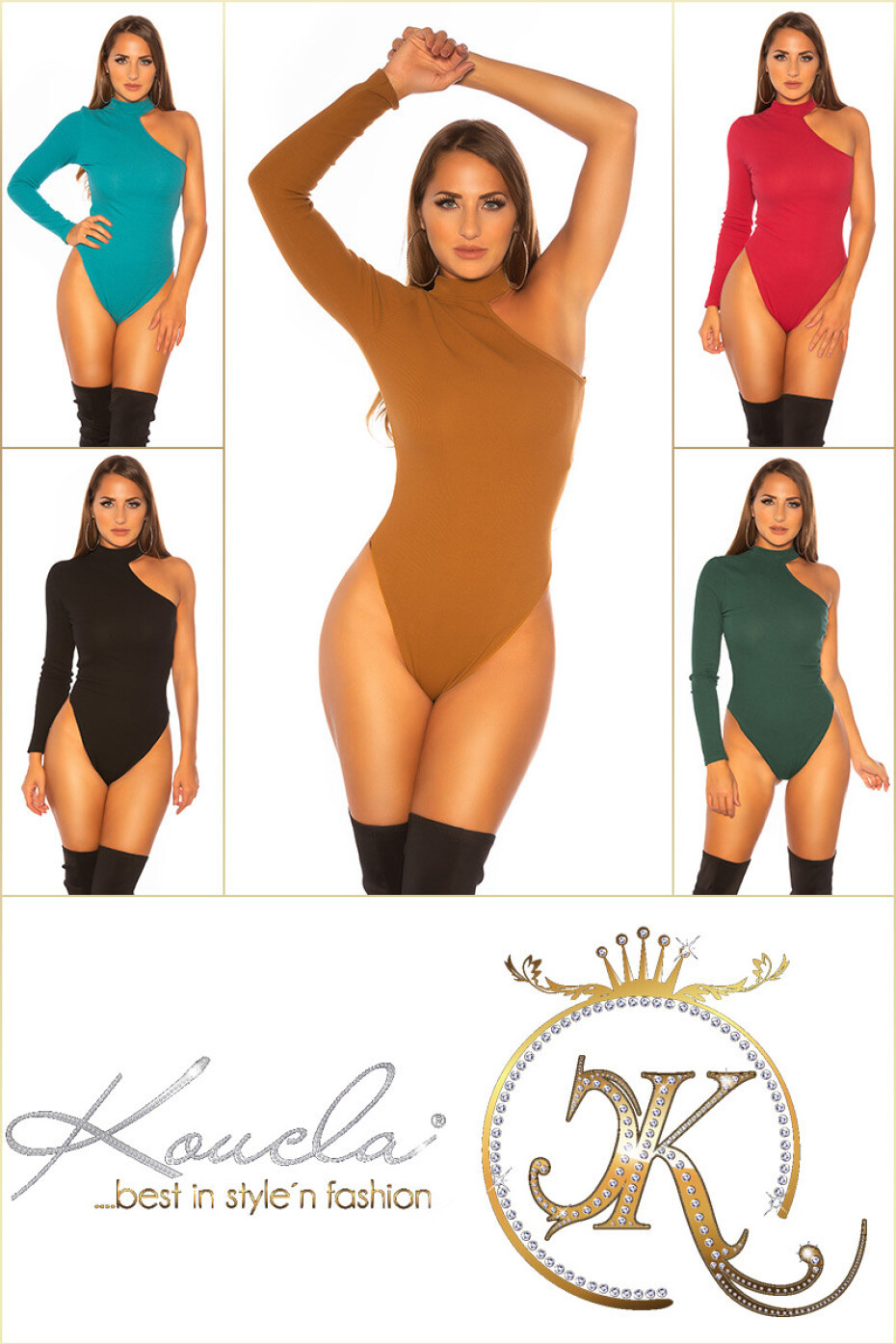 Sexy musí mít tělo s jedním ramenem BRONZE Einheitsgroesse - main (2)