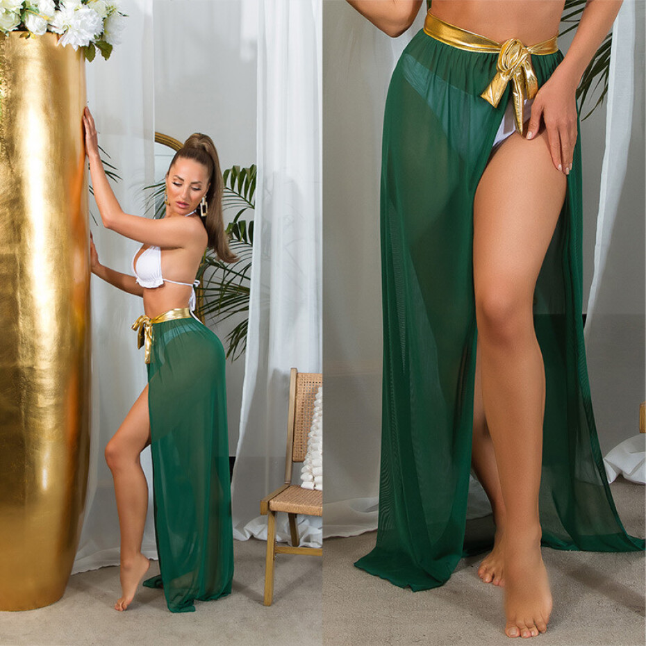 Sexy průhledná maxisukně Koucla / Cover-Up NEONCORALL Einheitsgroesse - main (17)