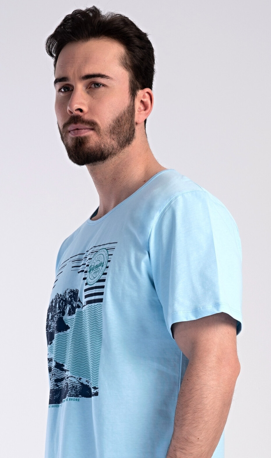 Pánské pyžamo šortky Wander šedá XL - main (9)