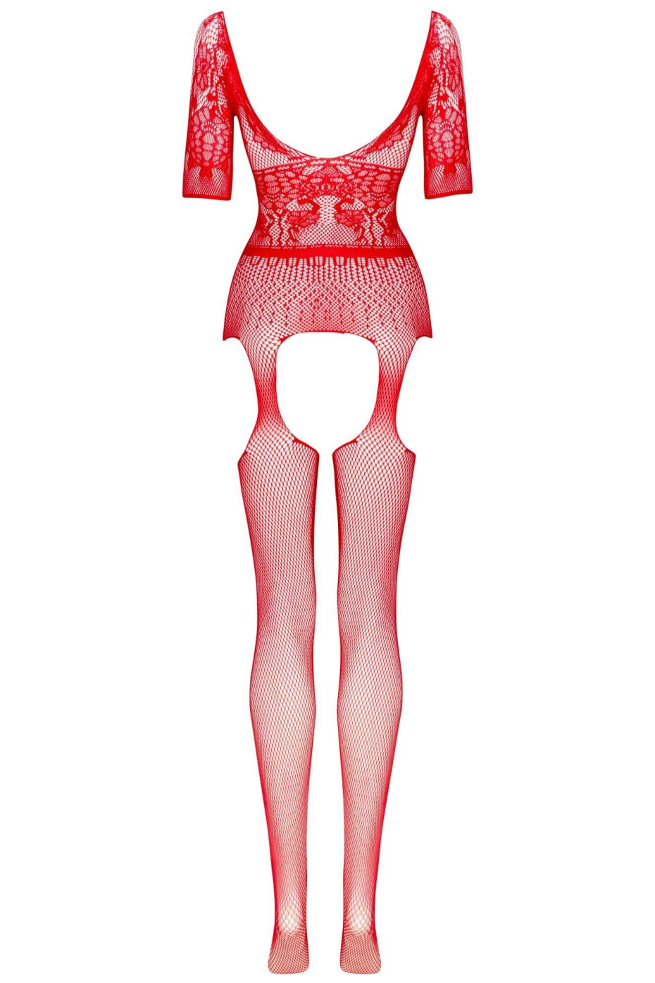 Bodystocking Courtney red - BEAUTY NIGHT FASHION Červená S/L - main (0)