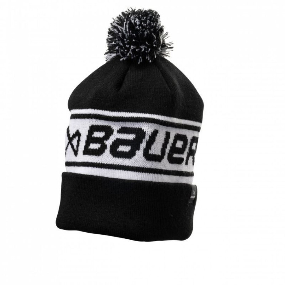 Zimní čepice Bauer Team Ribbed Pom SR 1063358 černá - main (0)