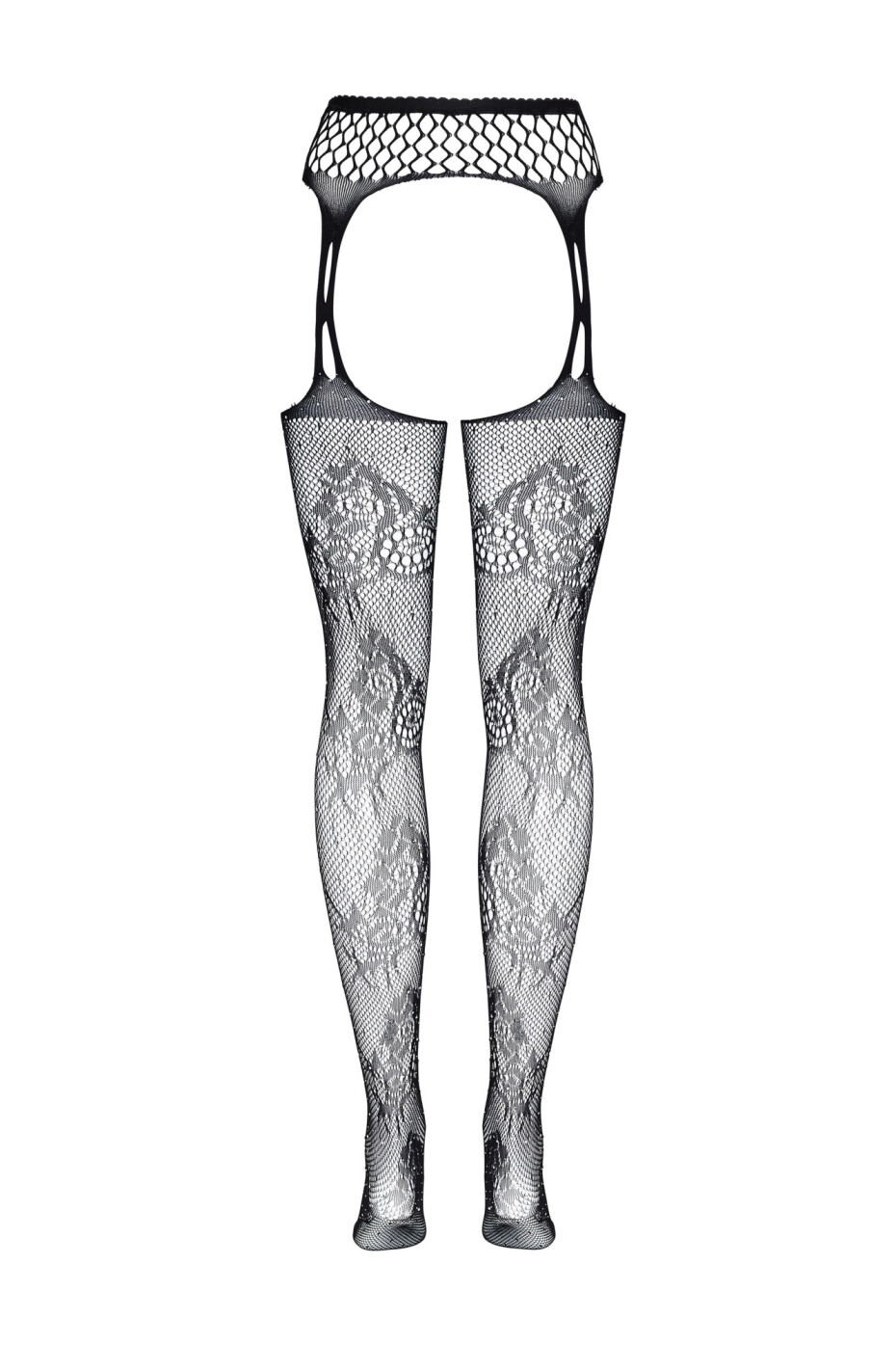Dámské punčochy Pilar - BEAUTY NIGHT FASHION černá S/L - main (4)
