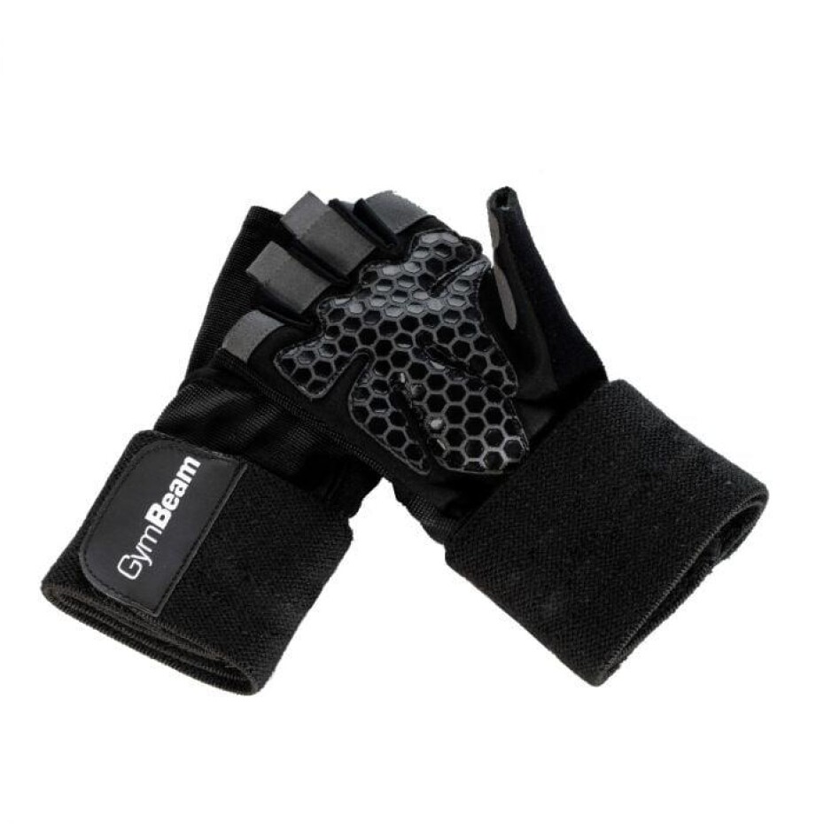 GymBeam Dámské fitness rukavice Guard black - main (0)