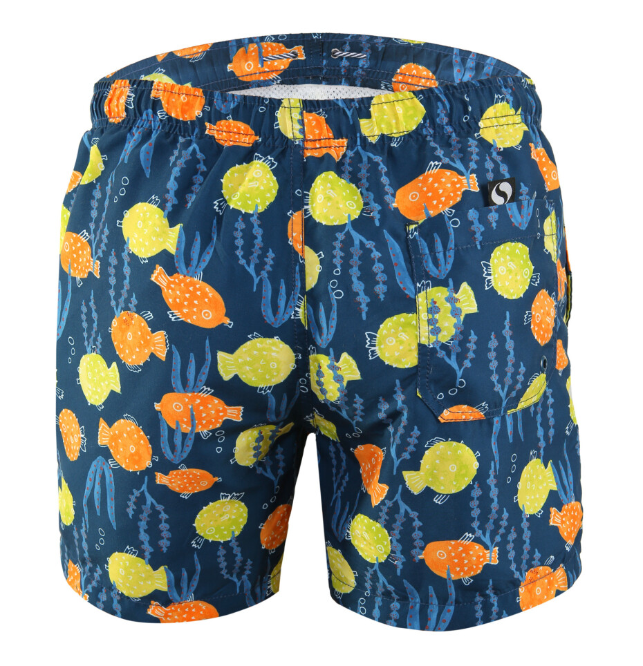 Sesto Senso Plážové šortky Fish Blue/Yellow L - main (0)