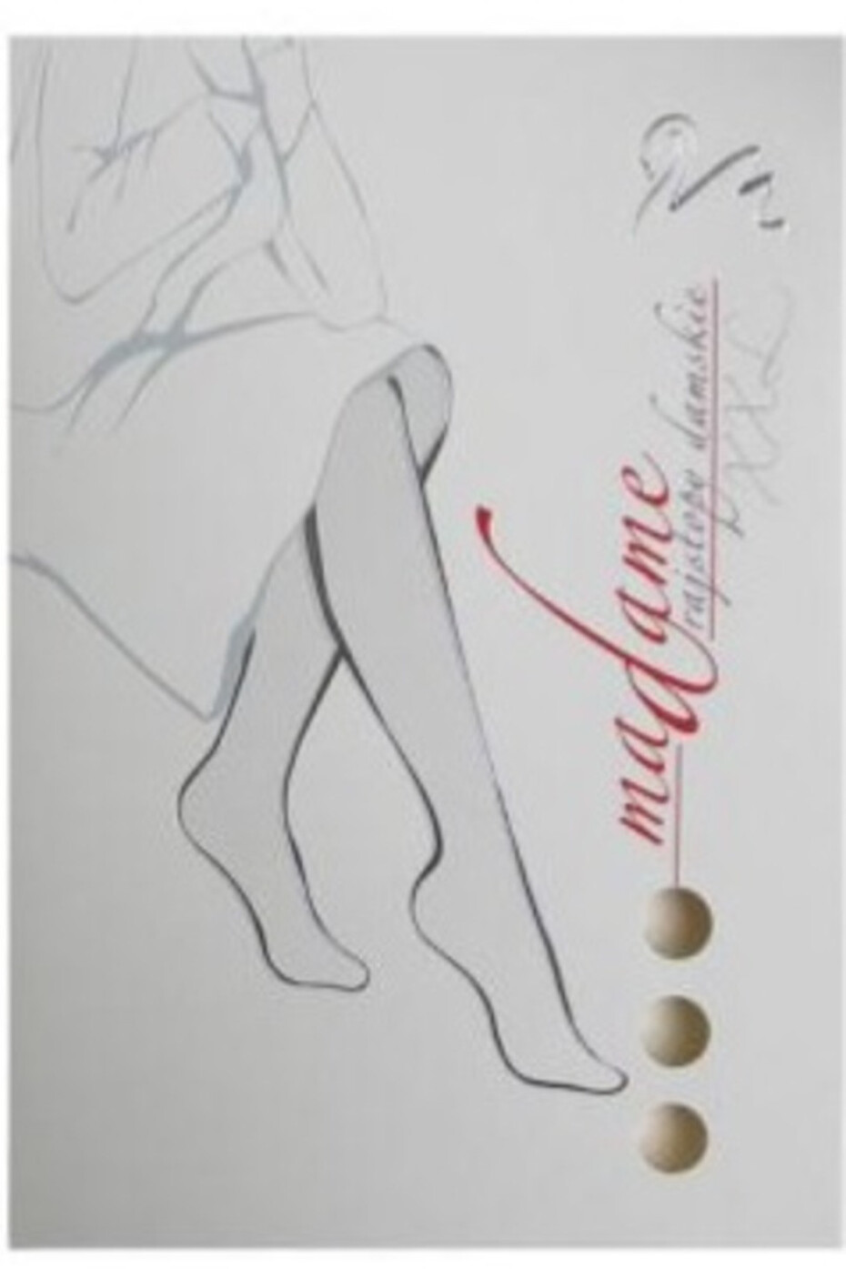 MADAME - HLADKÉ PUNČOCHÁČE XXL PRO ŽENY černá 170-176 - main (1)