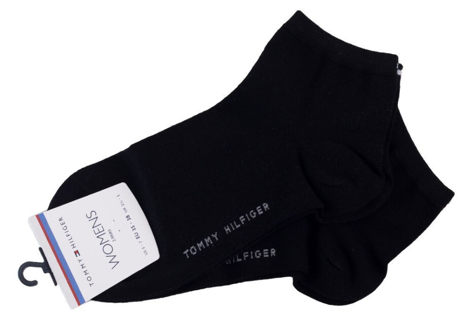 Ponožky Tommy Hilfiger 2Pack 373001001 Black 35-38 - main (3)