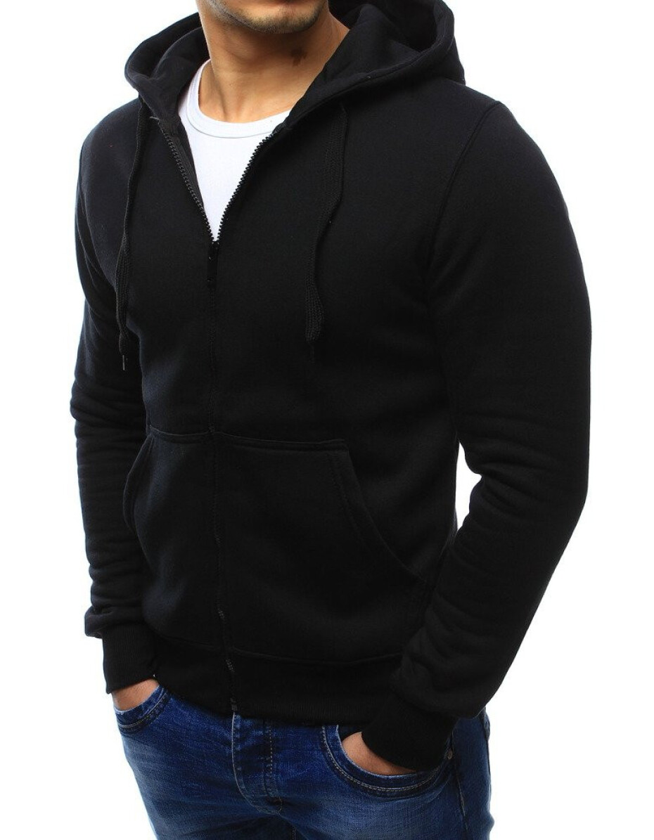 Černá pánská mikina na zip BX2192 XL - main (4)