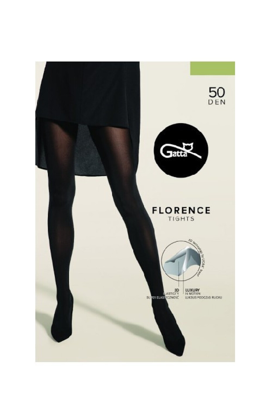 Dámské punčochové kalhoty Gatta Florence 50 den 5XL nero 5-XL - main (1)