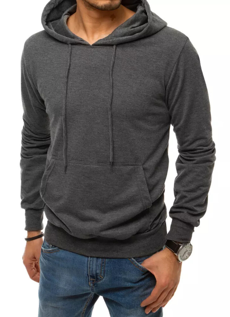 Tmavě šedá pánská mikina s kapucí BX4968 XXL - main (5)
