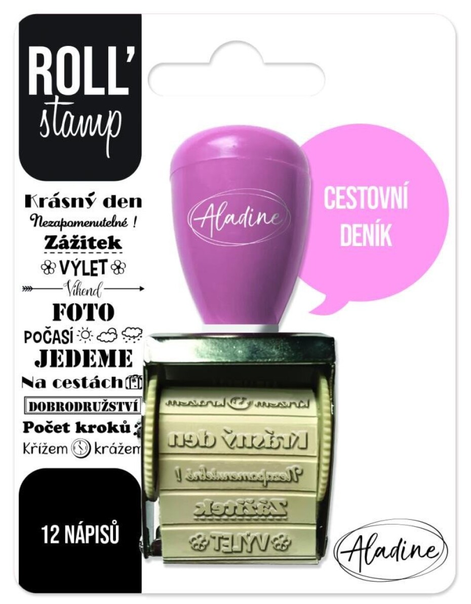 Aladine RollStamp textová - Cestovní deník - main (0)
