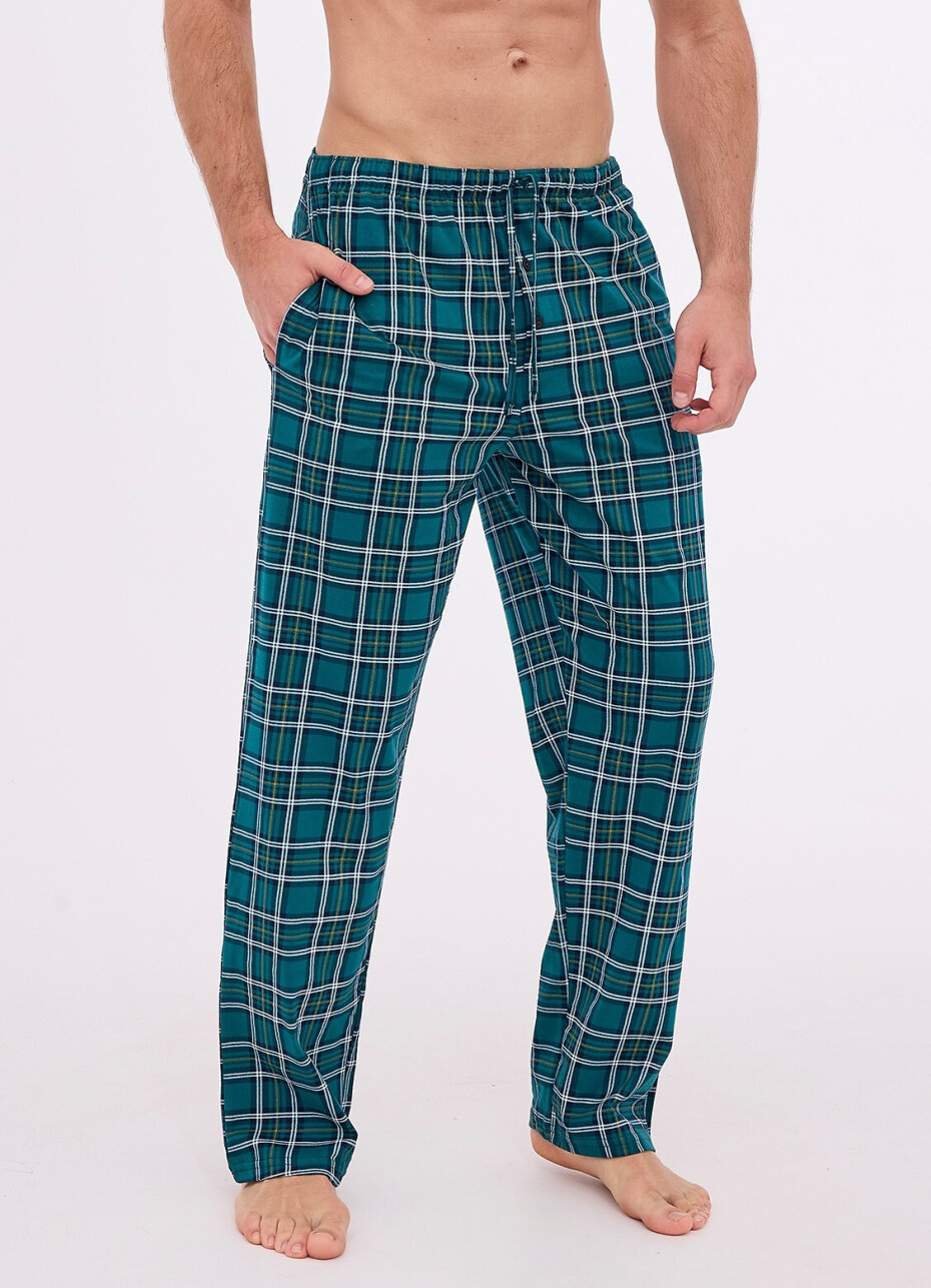 Pánské pyžamové kalhoty Cornette 691/51 S-2XL zelená M - main (0)