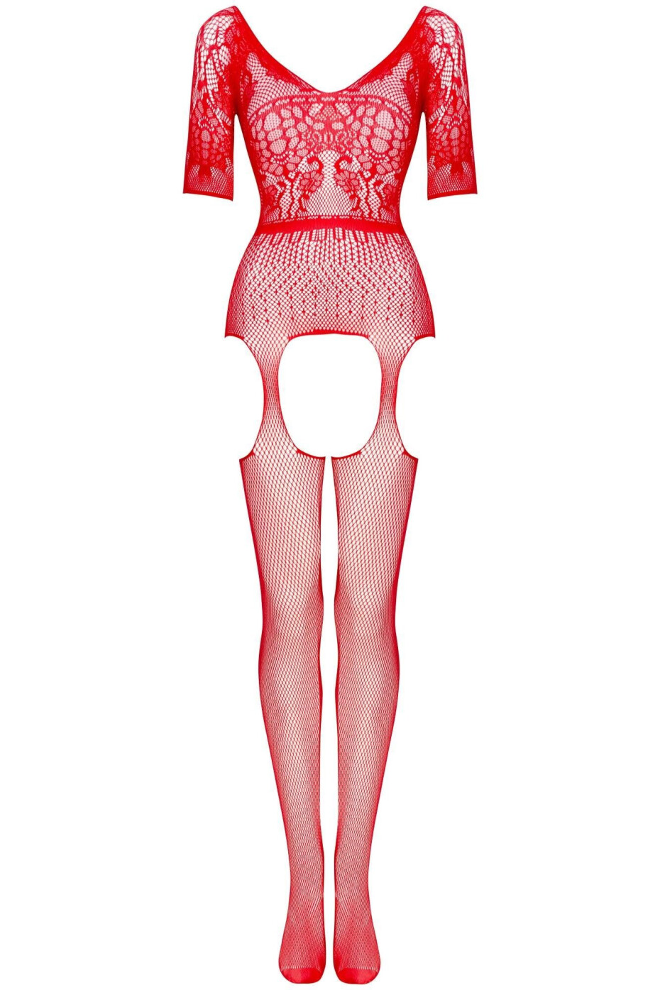 Bodystocking Courtney red - BEAUTY NIGHT FASHION Červená S/L - main (5)