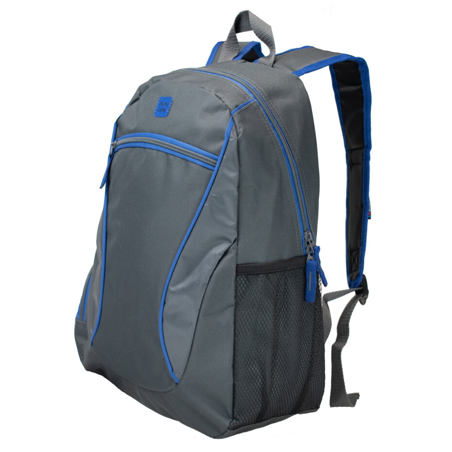 Batoh Semiline J4917-3 Grey/Navy Blue 43 cm x 28 cm x 15 cm - main (3)