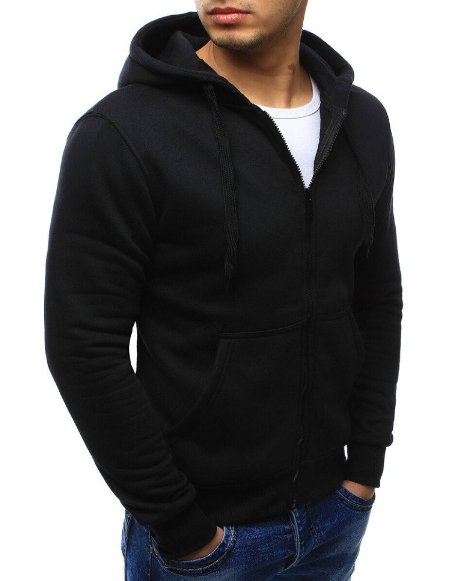 Černá pánská mikina na zip BX2192 XL - main (1)