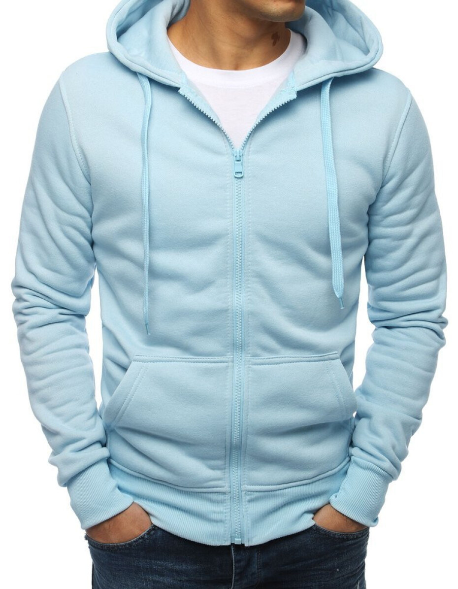 Nebesky modrá pánská mikina s kapucí BX4246 XL - main (4)