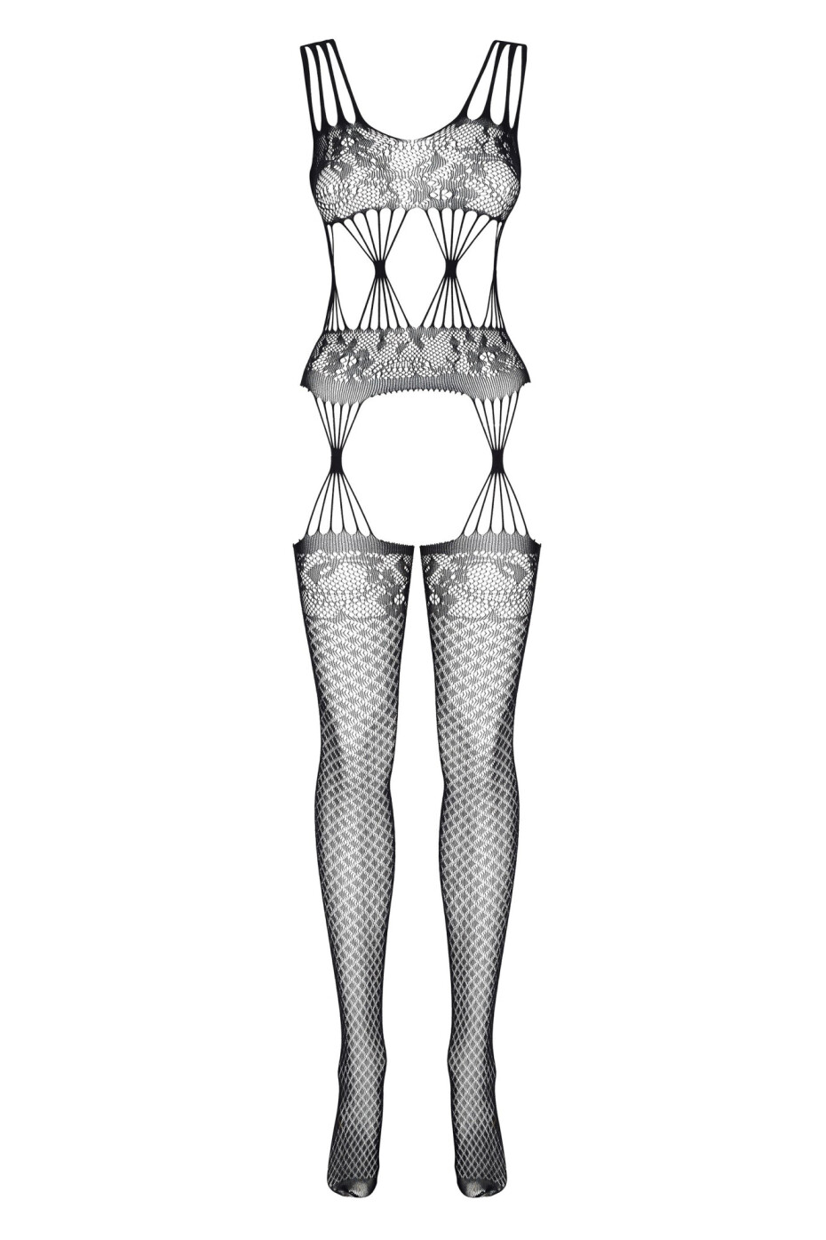 Bodystocking Maribel - BEAUTY NIGHT FASHION černá S/L - main (7)
