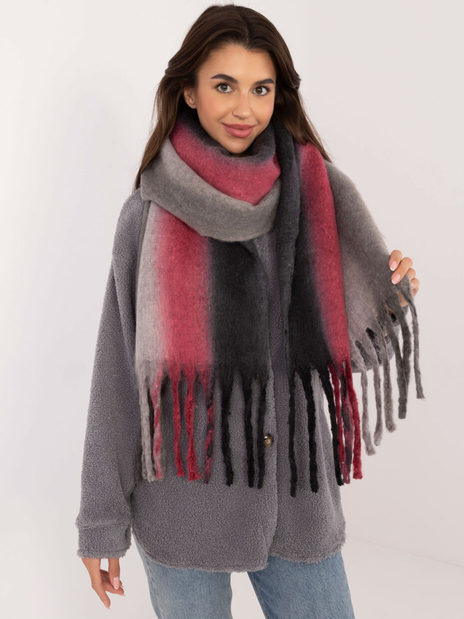 Šála AT SZ 2320.50 šedá černá jedna velikost - main (2)
