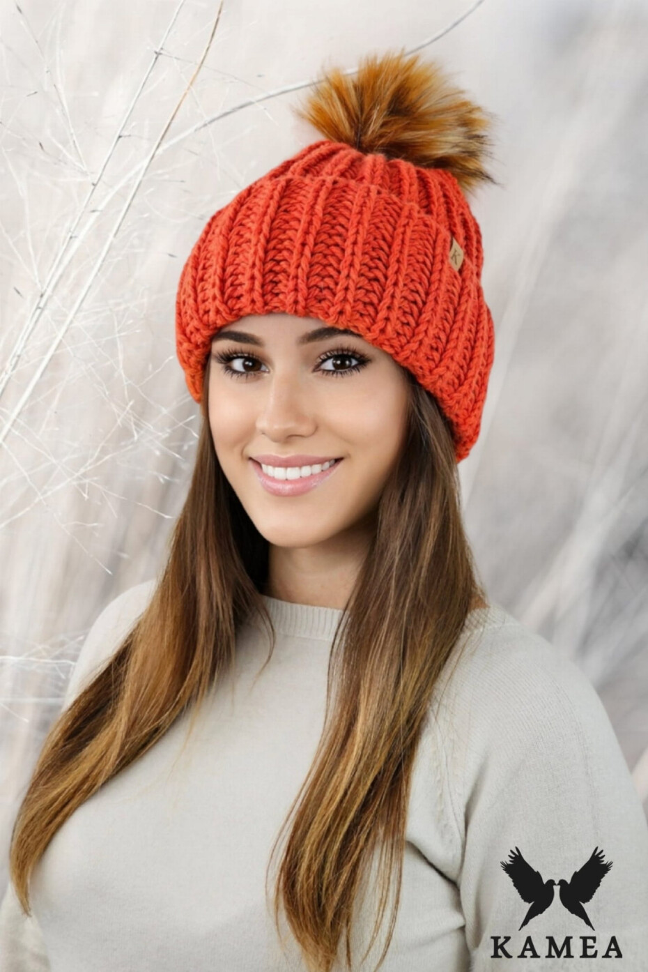 Kamea Hat K.23.011.27 Orange 54-60 - main (1)
