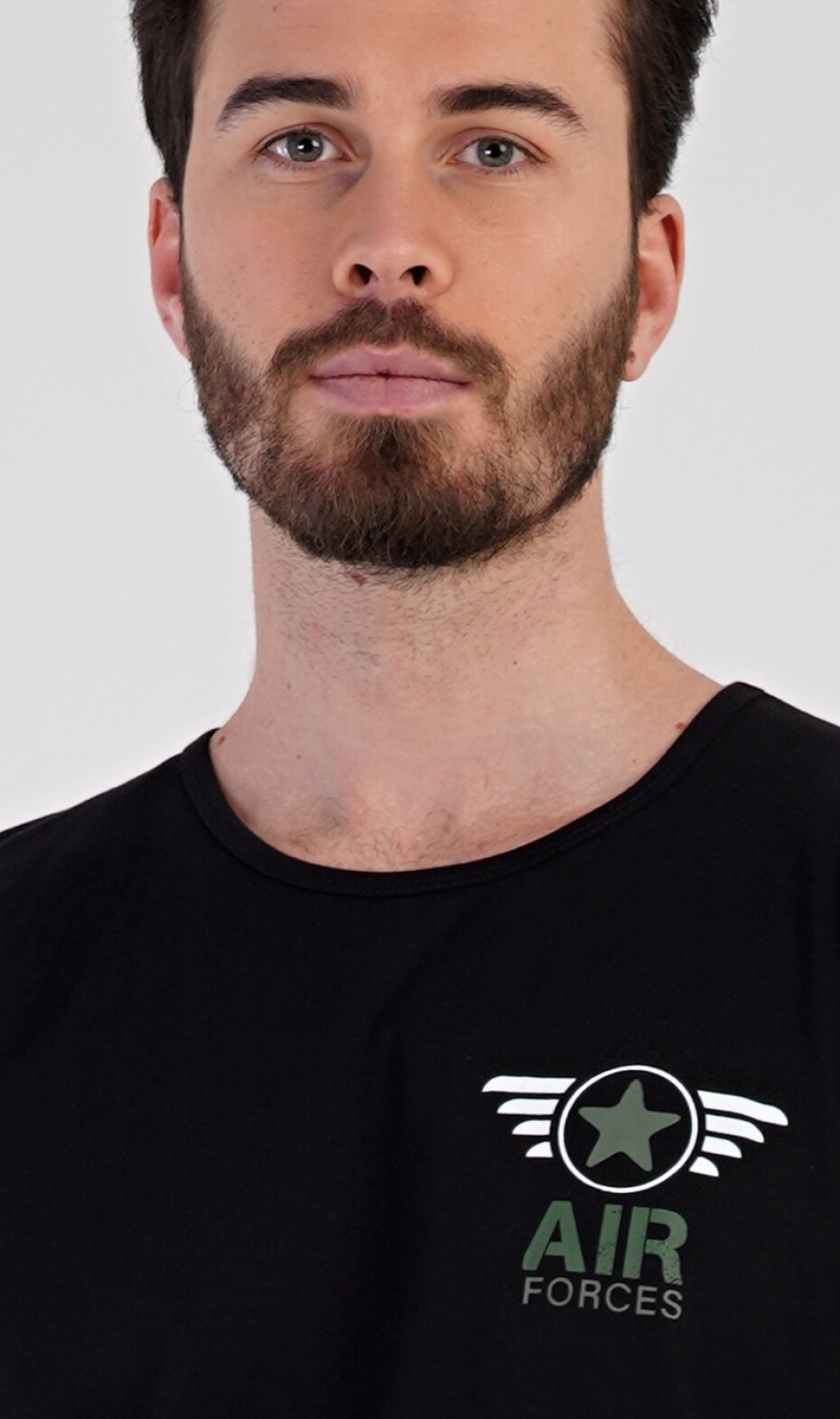 Pánské pyžamo šortky Air černá L - main (3)