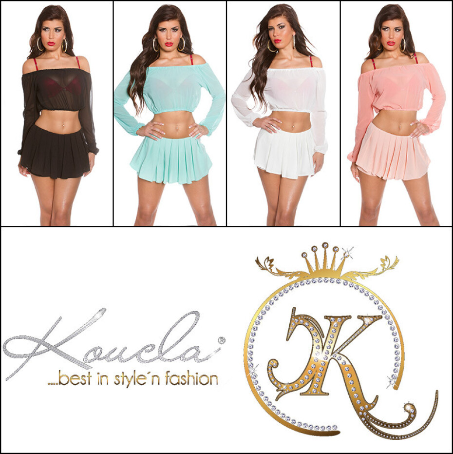 Sexy KouCla FashionistaSkorts s plissee white L - main (9)