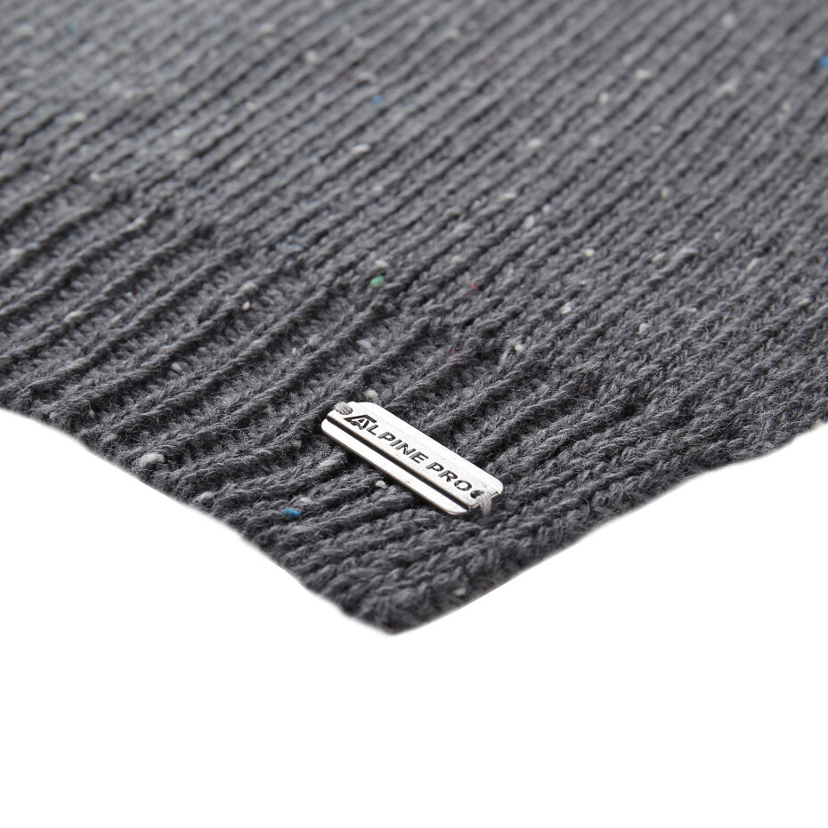 Pletená šála ALPINE PRO KOLDE dk.true gray UNI - main (5)