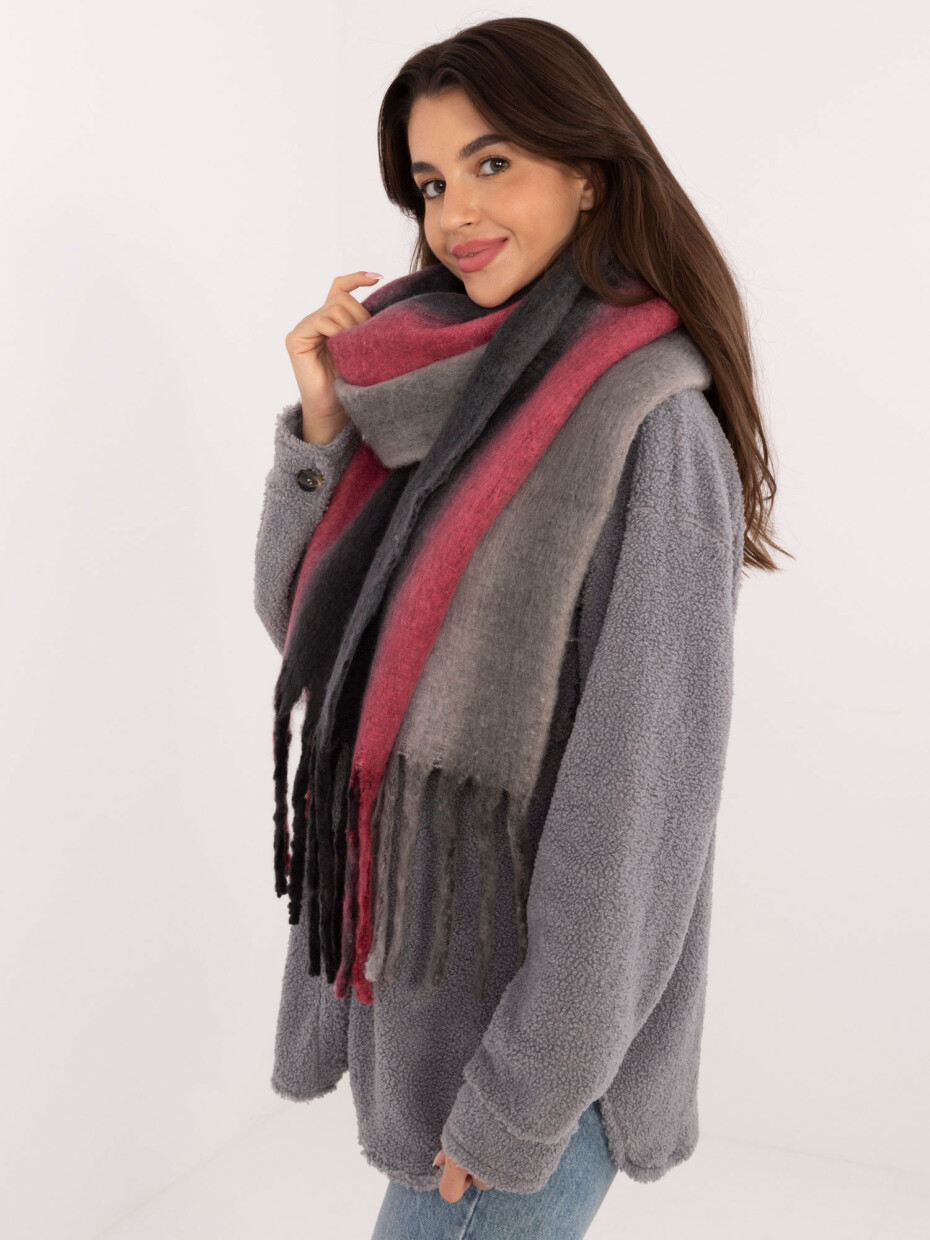 Šála AT SZ 2320.50 šedá černá jedna velikost - main (6)