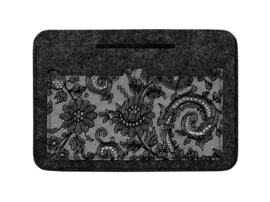 Bertoni Organizér do plstěné tašky Victoria Black 26 cm x 18 cm x 8 cm - main (6)