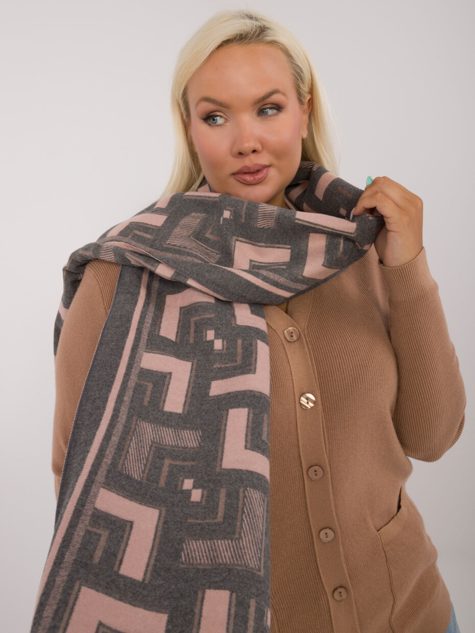 Šála AT SZ 23158.32 šedorůžová jedna velikost - main (6)