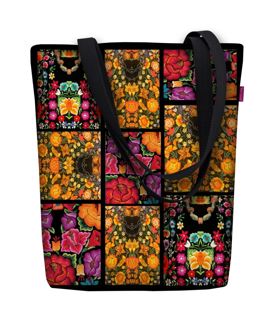 Bertoni Plátěná taška Sunny Frida Flowers Multicolour 29 cm x 40 cm x 36 cm x 8 cm - main (6)