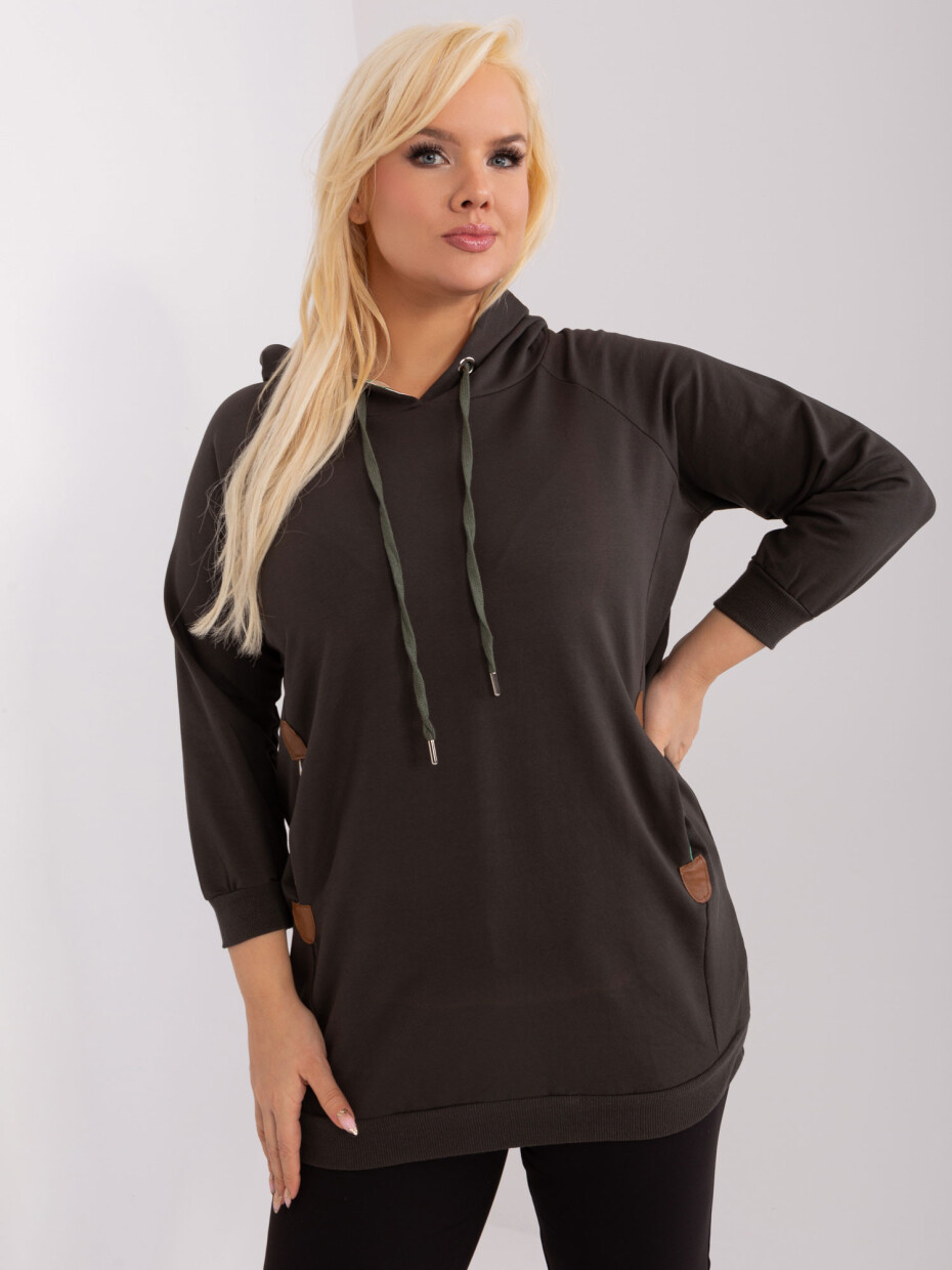 Mikina RV BL 8221.96 tmavá khaki jedna velikost - main (3)