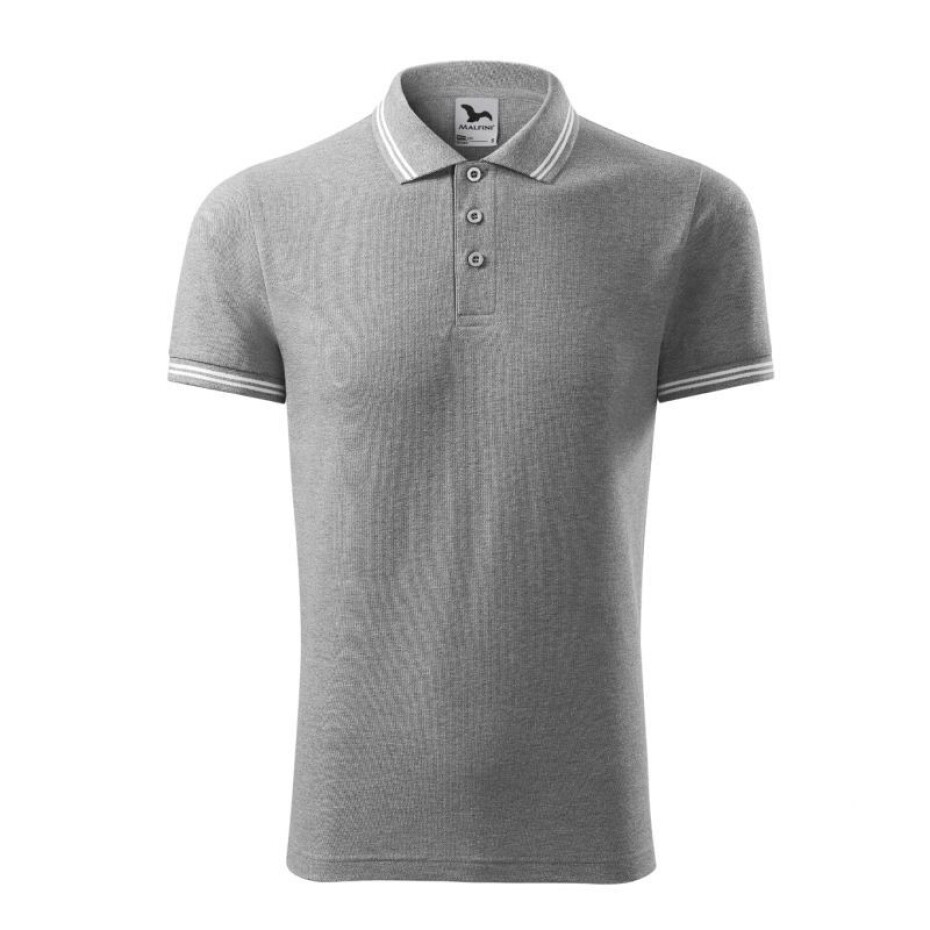 Pánské polo tričko Malfini Urban M MLI-21912 tmavě šedá melanž - Malfini 3XL - main (0)