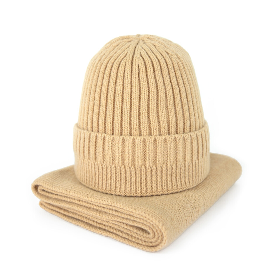 Art Of Polo Klobouk a šátek Cz22262 Light Beige UNI - main (1)