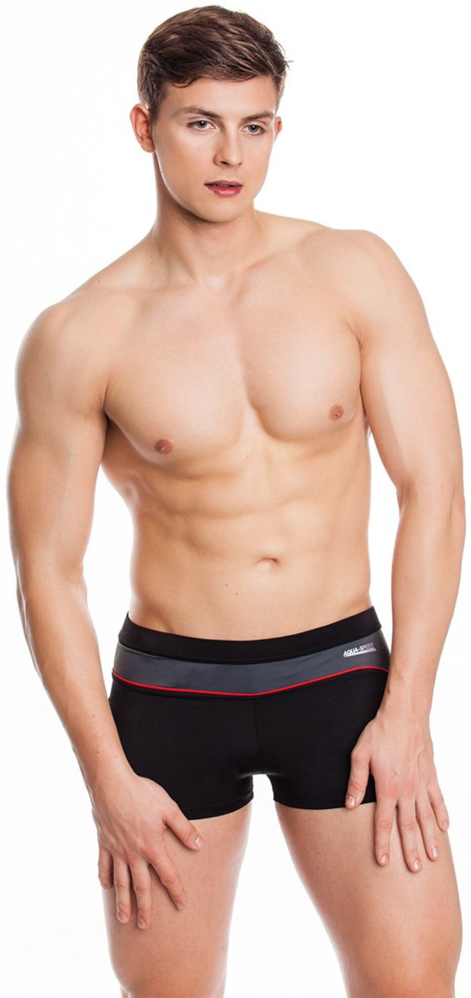AQUA SPEED Plavecké šortky Grant Black XXL - main (1)