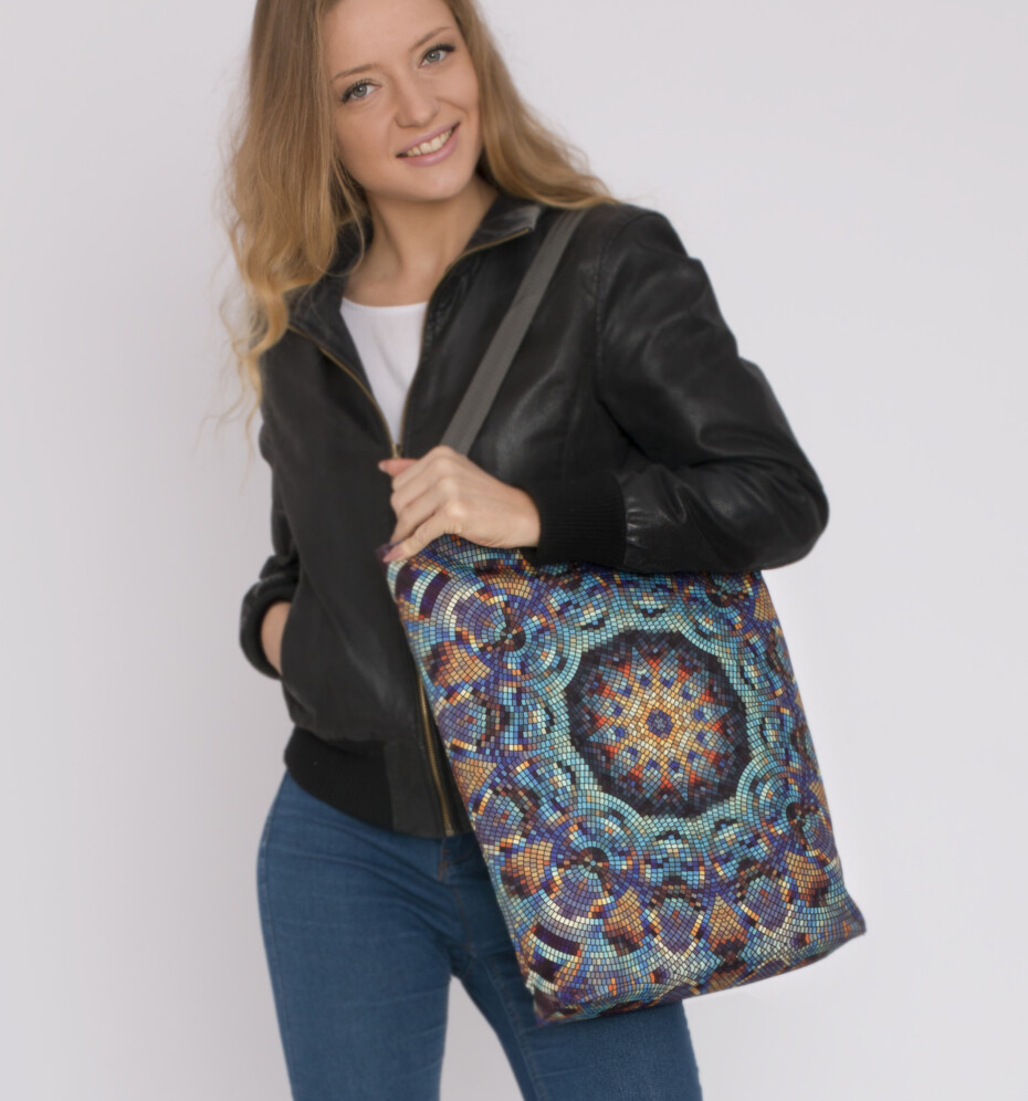 Bertoni Plátěná taška Sunny Barcelona Multicolor 29 cm x 40 cm x 36 cm x 8 cm - main (6)
