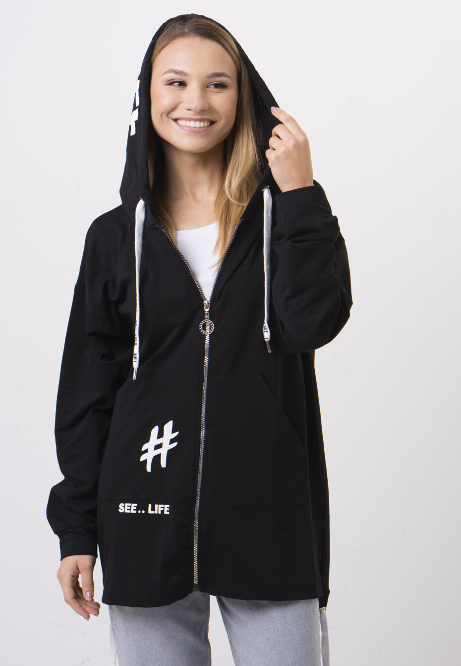 Mikina Zaiia ZASWSH07 Black UNI - main (0)