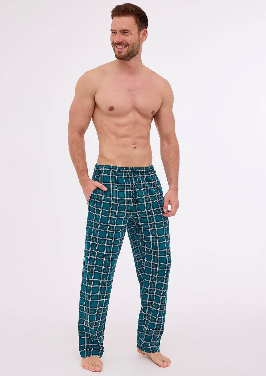 Pánské pyžamové kalhoty Cornette 691/51 S-2XL zelená M - main (2)