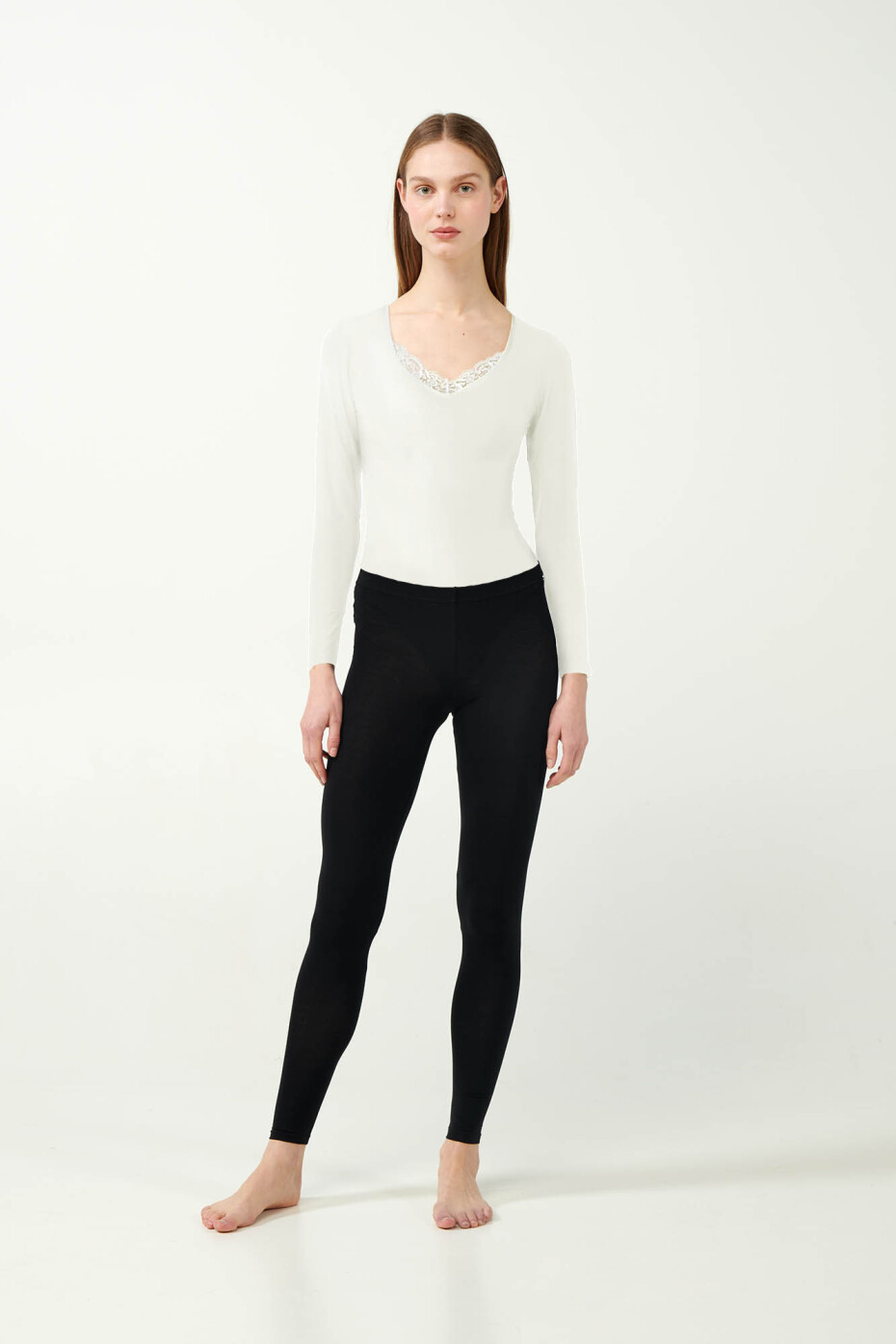 Vamp - Body s dlouhými rukávy 21807 - Vamp cream l - main (0)