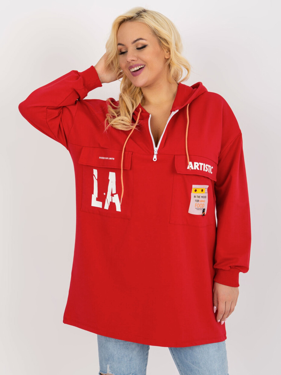 Mikina RV BL 8258.34 červená jedna velikost - main (5)