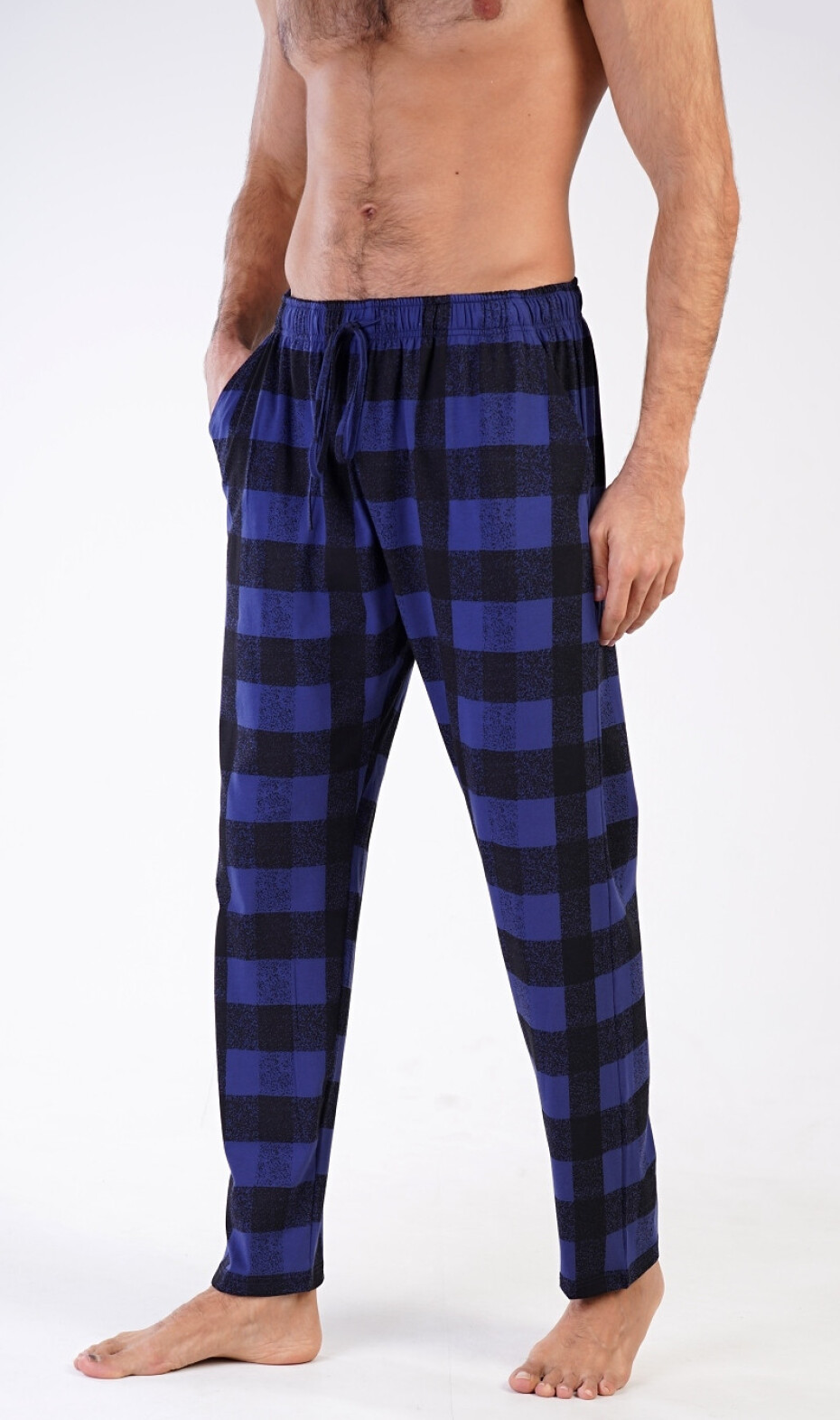 Pánské pyžamové kalhoty Johnny modrá 1XL - main (0)